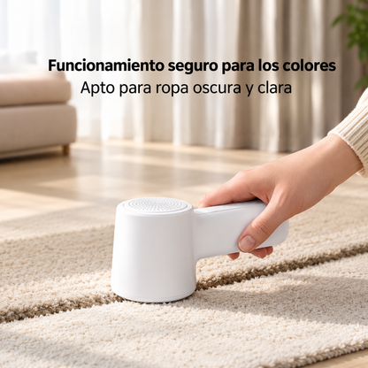 Removedor de Pelusas, Afeitadora de Ropa, 6 Cuchillas, Recargable USB